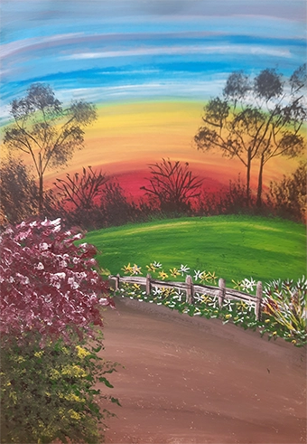 Sunset at the park